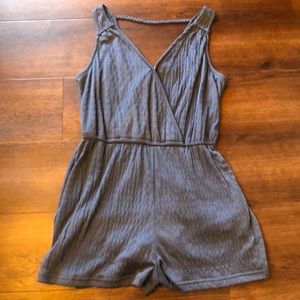Blue Comfy Romper